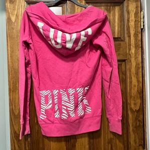 Victoria secret zipped hoodie
